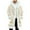 Beige, variant on Santa Coat Men Casual Christmas Cardigan Unisex Open Front Hoodies No Zip Cozy Winter Printed Edge Warm Comfortable Outerwear