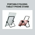 thumbnail image 2 of TFixol Support de Tablette Portable Pliant avec Angle Réglable Fixation par Vis Structure Stable Noir Grande Taille, 2 of 7