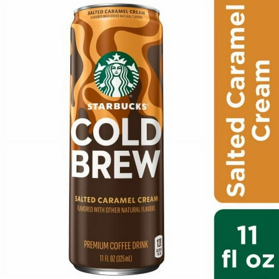 2X - Starbucks Cold Brew Premium Coffee Drink Salted Caramel Cream 11 Fl Oz