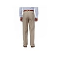 thumbnail image 3 of Haggar Men's Mynx Gabardine Pleat Front Dress Pant Classic Fit 11111836245, 3 of 7