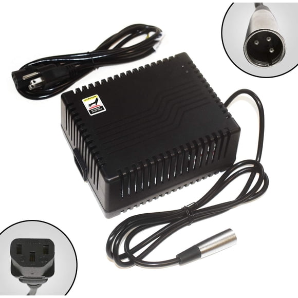 ACI Super Power Battery Charger (2.0A) with XLR Connector for Electric Scooters and Wheelchairs - Fit for Pride Mobility, Jazzy Power Chair, Drive Medical, Golden Technologies, Schwinn, Shoprider