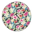 thumbnail image 2 of Jill Zarin Caribbean Outdoor Collection Area Rug - Saint Lucia (7' 10" Round Multi/Black), 2 of 6