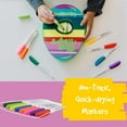 thumbnail image 4 of The Eggmazing Egg Decorator Easter Egg Decorator Kit - Arts and Crafts Set - Includes Egg Decorating Spinner and 8 Colorful Quick Drying Non Toxic Markers (Purple), 4 of 8