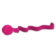 Touch of Color Crepe Streamer, 81 Ft, Hot Magenta, 1 Ct