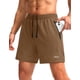 thumbnail image 1 of Pantalones cortos para correr Pudolla para hombre, entrenamiento atlético, marrón 3XL, 1 of 7