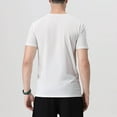 thumbnail image 4 of ZVNAΖH Men's Workout Shirts Quick Dry Athletic Gym T-Shirts Breathable Short Sleeve Sports Performance Tee Tops, 4 of 5