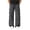 Dark Gray, variant on Men's Baggy Parachute Cargo Pants Drawstring Waist Solid Color Outdoor Trousers with Side Flap Pockets & Curved Seam Legs, Relaxed Straight-Leg Utility Bottoms