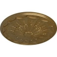 thumbnail image 3 of Ekena Millwork 27 1/8"OD x 2 5/8"P Artis Ceiling Medallion, Hand-Painted Pale Gold, 3 of 5