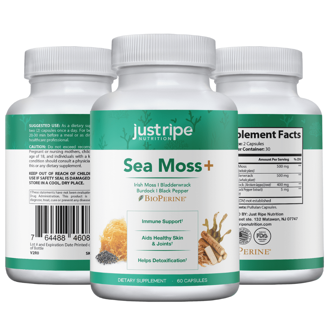 Sea Moss + ( 6 Bottles )