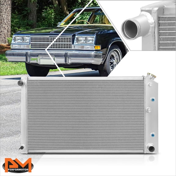 PM PERFORMOTOR for 78-80 Chevy C10/C20 Suburban Pickup 3-Row Full Aluminum Core Racing Radiator