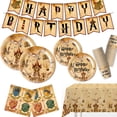 thumbnail image 2 of Harry Potter paper plates, wizard party theme, birthday party paper cups, napkins, tablecloths, banner decorations, black crosses, 10P, 2 of 5