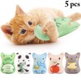 thumbnail image 2 of 5PCS Animal Cat Chew Toy Interactive Catnip Filled Kitten Toy Soft Pet Toy, 2 of 10