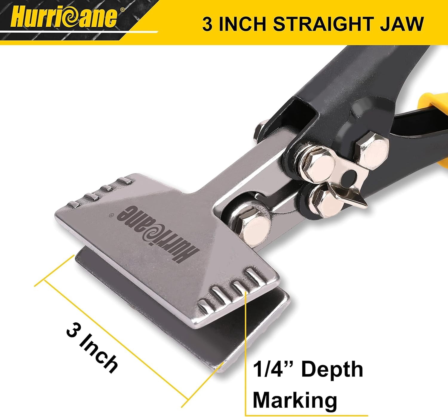 3 inch Straight Sheet Metal Hand Seamer Heavy Duty Bending Pliers  for HVAC