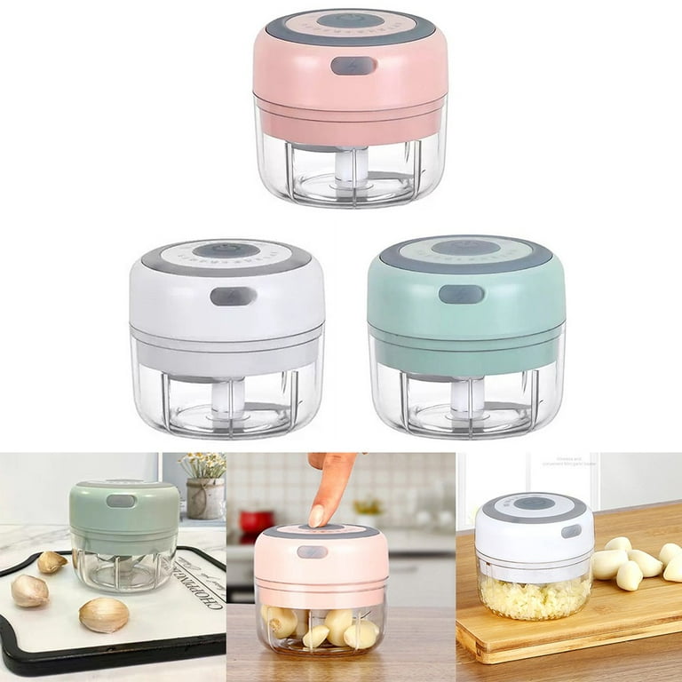 Electric Food Processor - 350ML Portable Garlic Chopper Mini Food Chopper - Wireless  Vegetable Masher With USB Charging Garlic Masher Mincer For Onions Meat  Spices - Yahoo Shopping