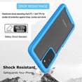 thumbnail image 4 of Galaxy A03S Case, Takfox Samsung A03S Phone Case Shock Absorbing, Rugged Shockproof Crystal Clear Hard Case Full Body Protective Sturdy Cover TPU Shell Bumper Case for Samsung Galaxy A03S,Blue, 4 of 6