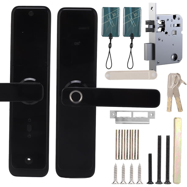 Cerradura de manija de puerta electrónica WiFi con contraseña Huella dactilar tarjeta IC Nikou