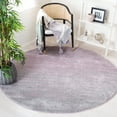thumbnail image 2 of SAFAVIEH Adirondack Esmond Striped Area Rug, Purple/Green, 6'7" x 6'7" Round - Modern Design, Purple & Green, Ideal for Living Room, Bedroom, Dining Space, 2 of 10