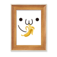 thumbnail image 1 of Lovely Face Eat Banana Expression Desktop Wooden Photo Frame Display Picture Art Painting Multiple Sets, 1 of 3