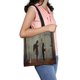 thumbnail image 1 of ABPHQTO Cuervo Zorro Bosque oscuro Mirando el reloj Bolsa de lona Bolsa reutilizable Bolsas de compras Bolsa de asas 36x41 cm, 1 of 2