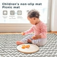 thumbnail image 3 of Highchair Floor Mat, Baby Splat Mat for Under High Chair/Arts/Crafts, Anti Waterproof Spill Mat Non-Slip Splash Mat, Washable Portable Picnic Floor Mat Baby Feeding Table Cloth, 3 of 7