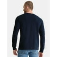 thumbnail image 5 of George Men's & Big Men's Cotton Crewneck T-Shirt with Long Sleeves, Size XS-3XL, 5 of 5