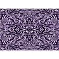 thumbnail image 1 of Ahgly Company Indoor Rectangle Patterned Bright Lilac Purple Area Rugs, 5' x 8', 1 of 6