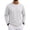 Light Gray, variant on UDAUDU Men's Long Sleeve Tee Shirts Crew Neck T Shirt Solid Color Casual Basic Lightweight Breathable Tees Soft T-Shirts S