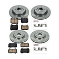 thumbnail image 3 of Power Stop Front and Rear Stock Replacement Brake Pad and Rotor Kit KOE4488, 3 of 8