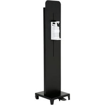 M&T Displays Black Handsfree Touchless Foot Operated Refillable Hand Sanitizer Dispenser Station 1000 mL. (33.8 oz.) for Liquid/Lotion Soap or Sanitizing Products Floor Standing Heavy Duty Commercial