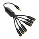 thumbnail image 1 of Cable de extensión de audio,Cable de extensión de audio de 3,5 mm Distribuidor de audio,Cable divisor de audio de 3,5 mm Conexión de altavoces,Cable TRS macho a hembra de 3,5 mm, 1 of 8