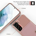 thumbnail image 6 of Samsung Galaxy S21 Wallet Case, Dteck Heavy Duty Hard Silicone Shockproof Case Magnetic Flip Leather Card Holder Protective Cover For Samsung Galaxy S21 6.2 inch, Rosegold, 6 of 8
