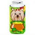 thumbnail image 2 of Carolines Treasures Yorkie Yorkishire Terrier St. Patricks Day Tall Boy beverage Insulator Hugger Tall Boy multicolor, 2 of 2