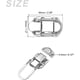 thumbnail image 2 of Toggle Catch Lock (60mm x 33mm) 4Pcs, Iron Hasp Latches - for Cabinets Boxes Suitcases, Silver Tone, 2 of 5