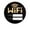 black, variant on Lilixerw Acrylic Wifi Password Sign,Self-Stick Wifi Sign Board,for Home or Public Places