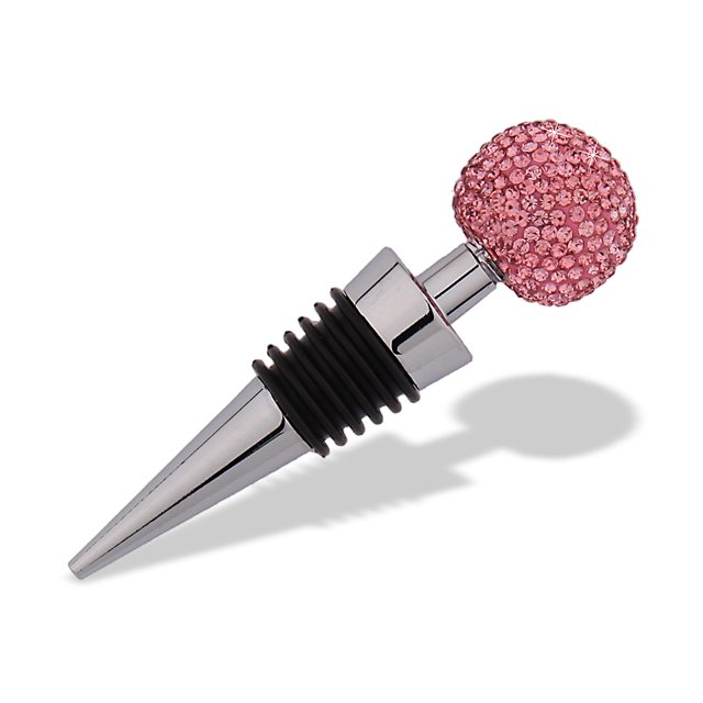 Tapón de botella de vino Corcho de champán decorativo Bola divertida Boquilla a prueba de fugas Tapa Sellador de bebidas Herramienta de barra de ahorro de fugas Mujeres Rosa AweSitey HA008976-02