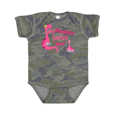 

Inktastic My Memaw Loves Me Gift Baby Girl Bodysuit