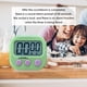 thumbnail image 3 of Reloj despertador de cuenta regresiva de cocina magnético con temporizador digital LCD con soporte (verde) Ndcxsfigh  Nuevos Originales, 3 of 5