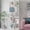 White, variant on CQSXDA Asymmetrical Display Shelf Wood Finish 5-Tier Design for Modern Home Decor and Organizing Spaces, White