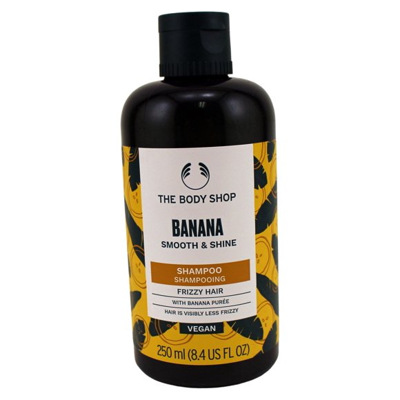 The Body Shop Shampoing à la Banane pour Cheveux Frisottés 8,4 Fl Ounce