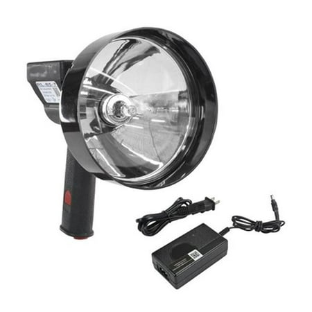 

Larson Electronics 5 Million Candlepower Handheld Rechargeable Spotlight 100W Halogen Spot & Flood - 7 in. Lens