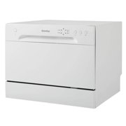 Danby 6 Place Setting Countertop Dishwasher in White (DDW621WDB)