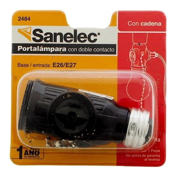 Porta Foco Sanelec con Doble Contacto