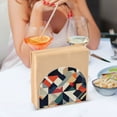 thumbnail image 3 of Yayeee Napkin Holder for Table Set of 2 Kitchen Paper Tissue Organization, Geometric Pattern, 3 of 8