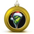 4PCS Cute Goldenstyle Cartoon Grinch Anime Christmas Hanging Ornament