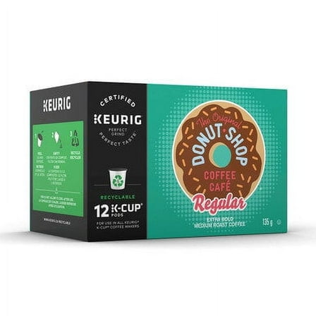 Donut Shop Keurig (12pk) Medium Roast Coffee K-Cup Pods {Imported from Canada}