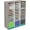 Retro Grey/White, variant on TQVAI Wood Adjustable Literature Organizer, 36 Slots Mail Sorter, Desktop Paper Storage Organizer, Classroom Keepers Mailbox, Mail Center for Home & Office, Antique