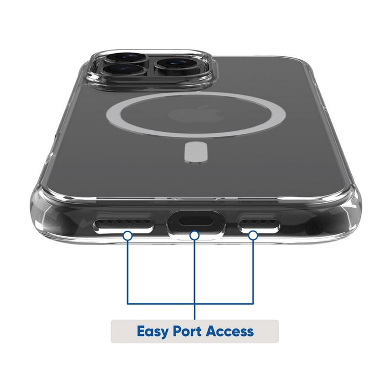 onn. MagSafe Compatible Phone Case for iPhone 16 Pro - Clear onn. MagSafe Compatible Phone Case for iPhone 16 Pro - Clear