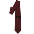 thumbnail image 2 of Burgundy Tie Premium Mens Standard Gabardine Matt Necktie Tuxedo Maroon Color Dark Red Wine Corbatas (Dark Red, Standard 2.75"), 2 of 6