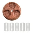 Eudgs UFO Bread Cutter Round Portable Soft European Loaf Bread Trimming