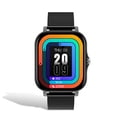 thumbnail image 2 of Hombres Smart Watch Digital Bluetooth Compatible con la pantalla Táctil Táctil Reloj de pulsera Fitness Tarifa cardíaca Música Reproductor SmartWatch Electronics Black Steel Correa Inevent EL005787-03B, 2 of 7